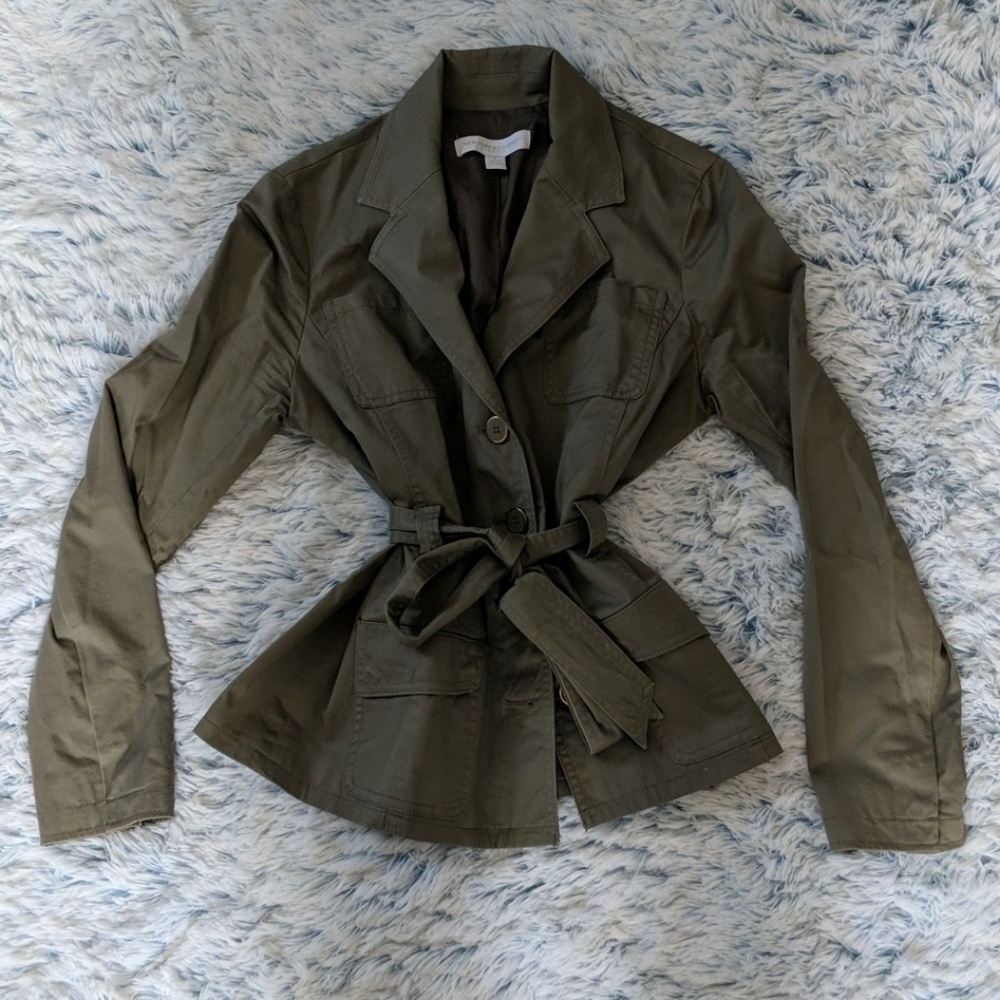 New York and Company army green jacket size S